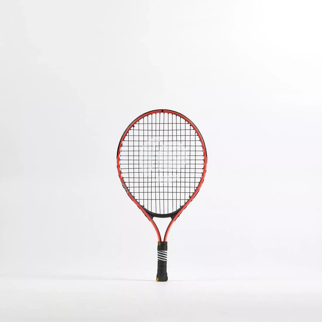 ARTENGO - Kids' 19 Tennis Racket TR130 - Red, Fluo blood orange