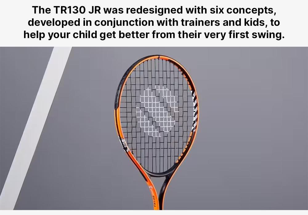 FLUO ORANGE Kids' 21 Tennis Racket Easy, No Color, large image number 12