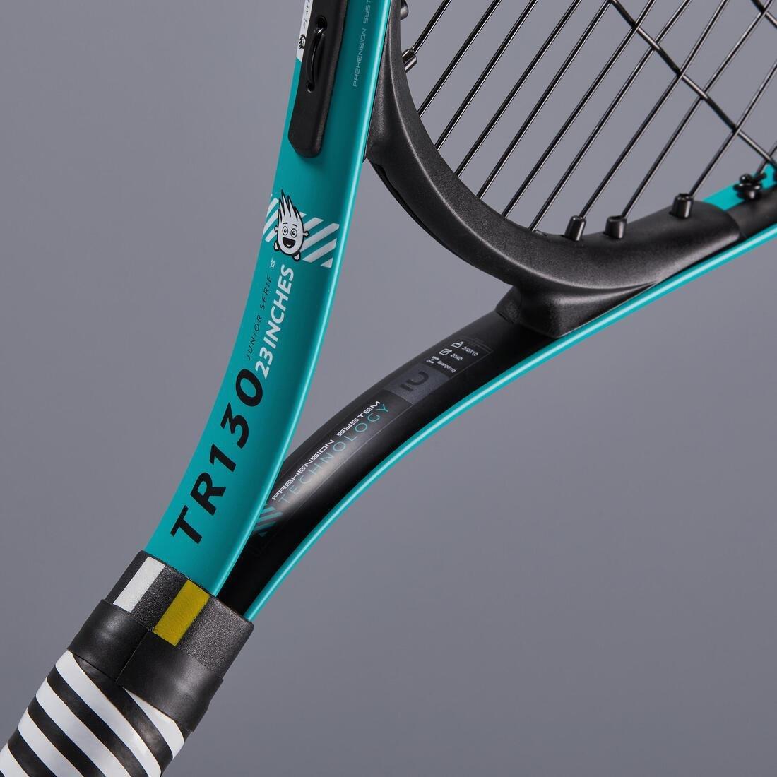 CARIBBEAN BLUE Kids' 23 Tennis Racket Easy - Green, No Color, large image number 9