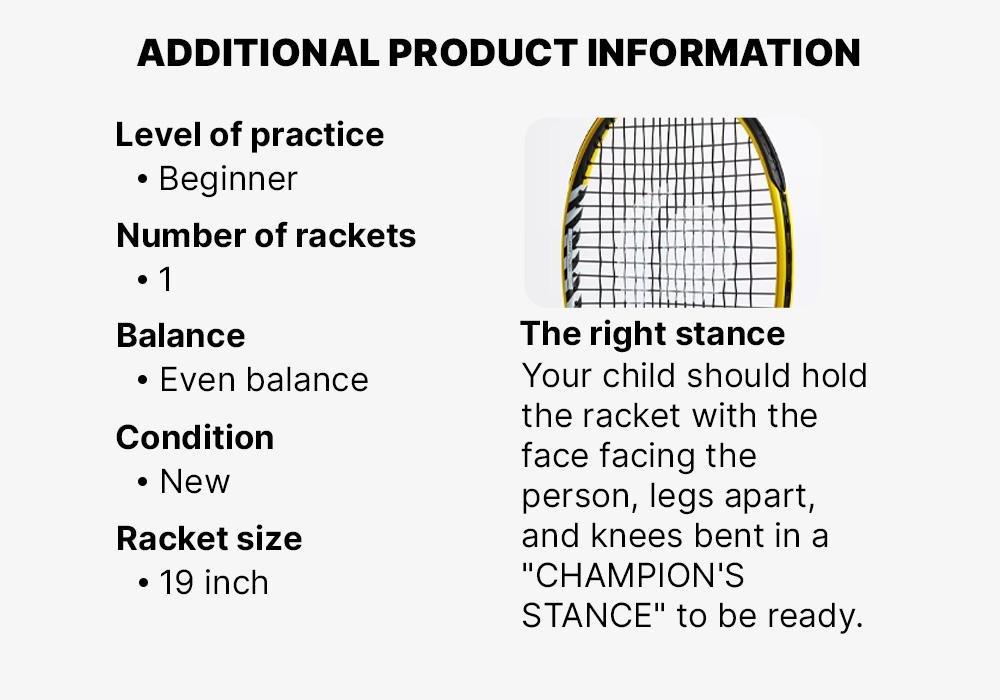 Kids Tennis Racket Tr130 - Yellow, Fluo Yellow, No Color, large image number 8