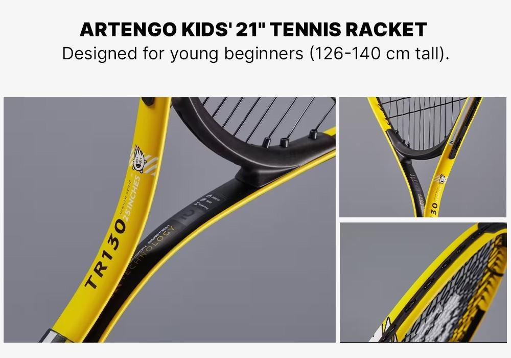Kids Tennis Racket Tr130 - Yellow, Fluo Yellow, 5401_000, medium