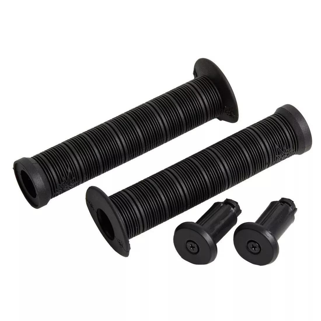 BTWIN--GRIPS BMX 145MM BLACK P AIR, No Color, large image number 0