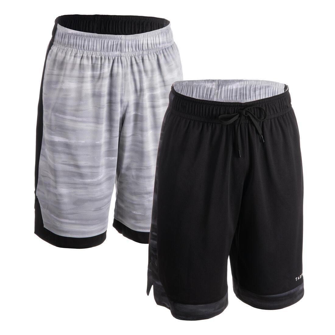 NAVY BLUE Men's Reversible Basketball Shorts - Navy/Garnet, , large image number 2
