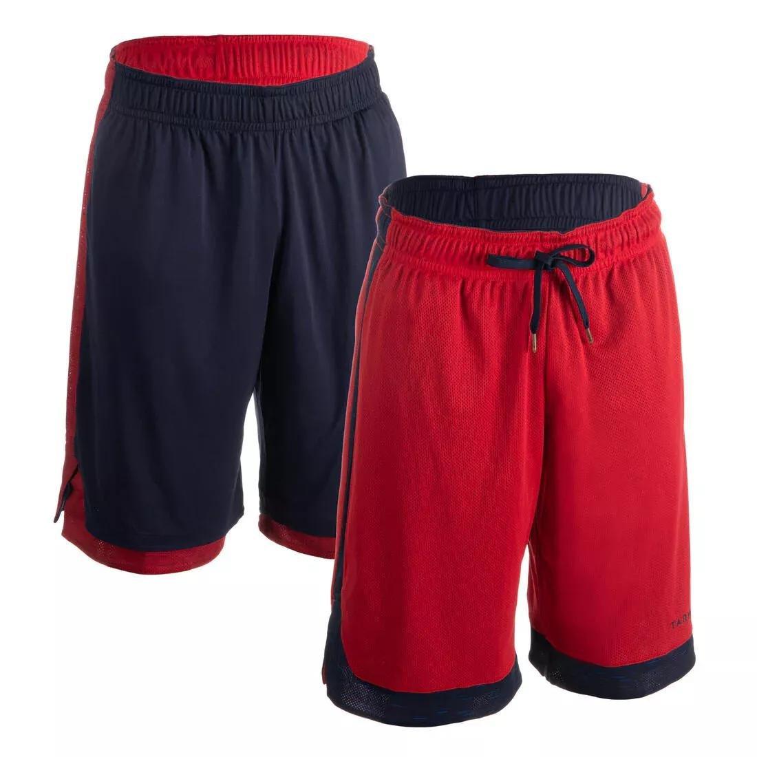 NAVY BLUE Men's Reversible Basketball Shorts - Navy/Garnet, , large image number 6