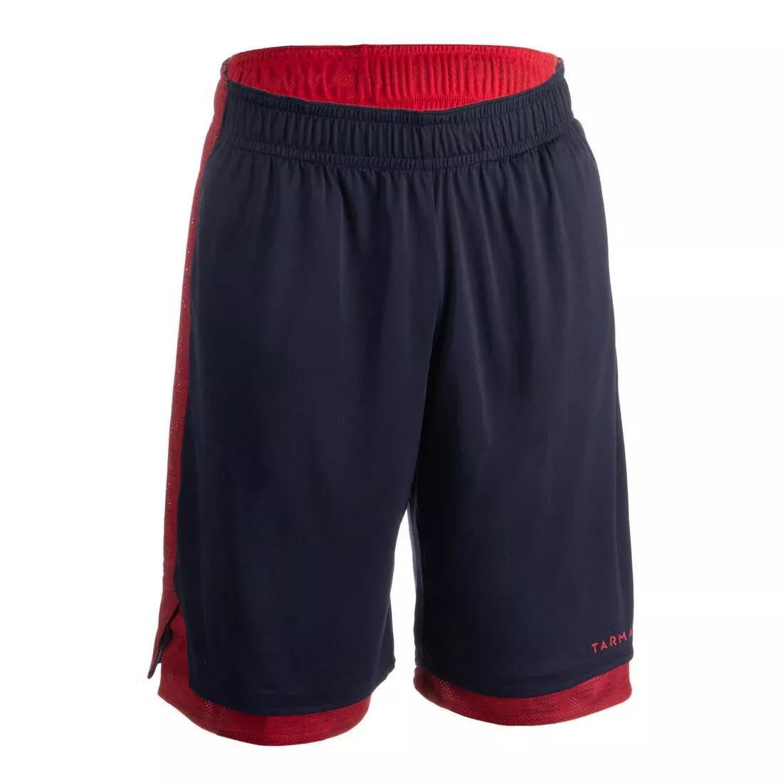 NAVY BLUE Men's Reversible Basketball Shorts - Navy/Garnet, , large image number 10