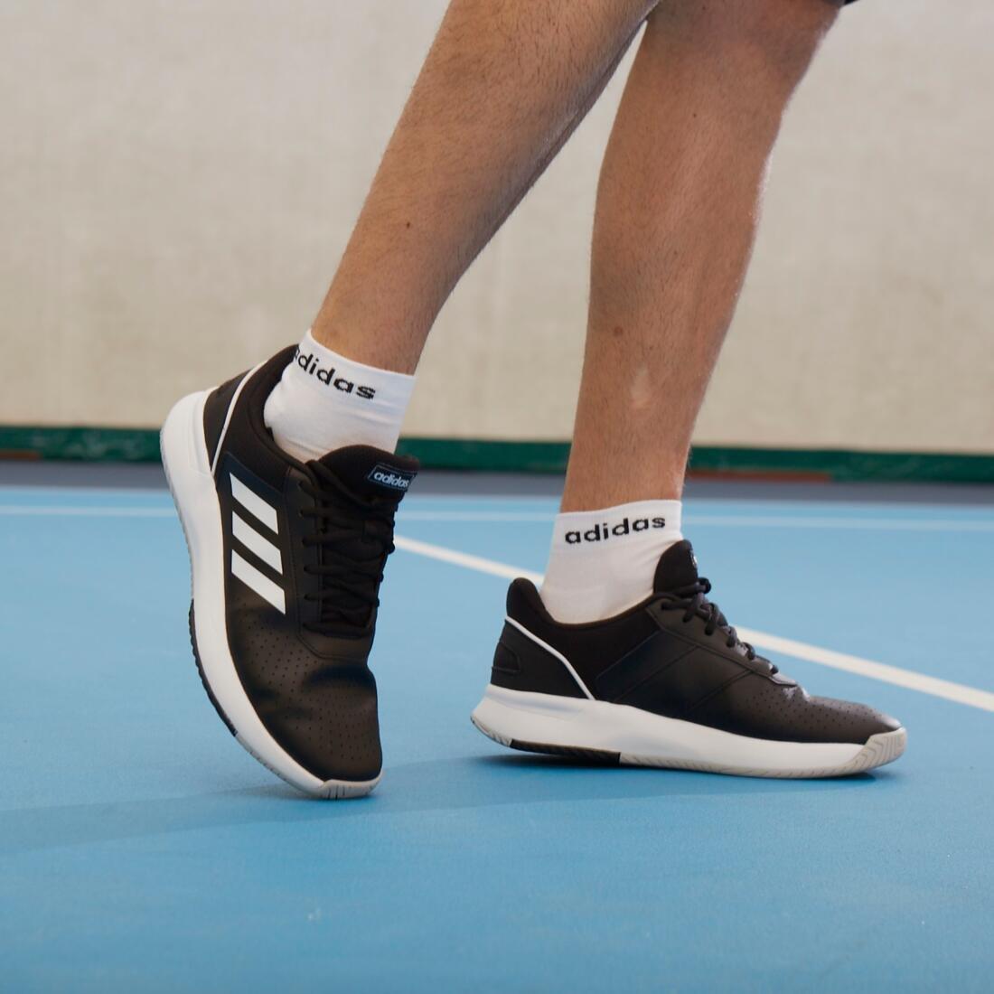 Mens Tennis Shoes Courtsmash, Black, , large image number 7