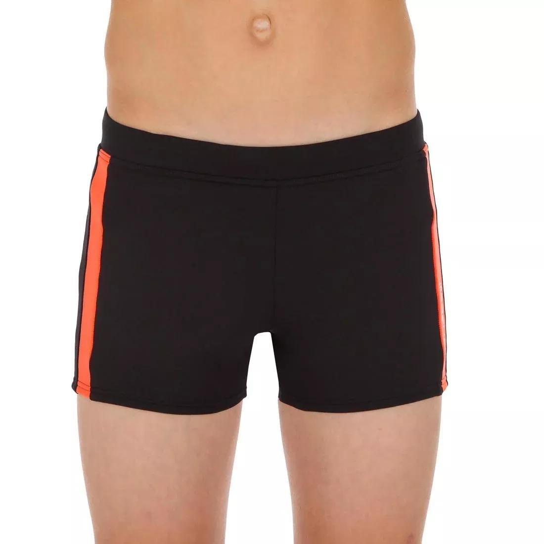 Kids Boys Yoke Swim Shorts, Black, No Color, large image number 12