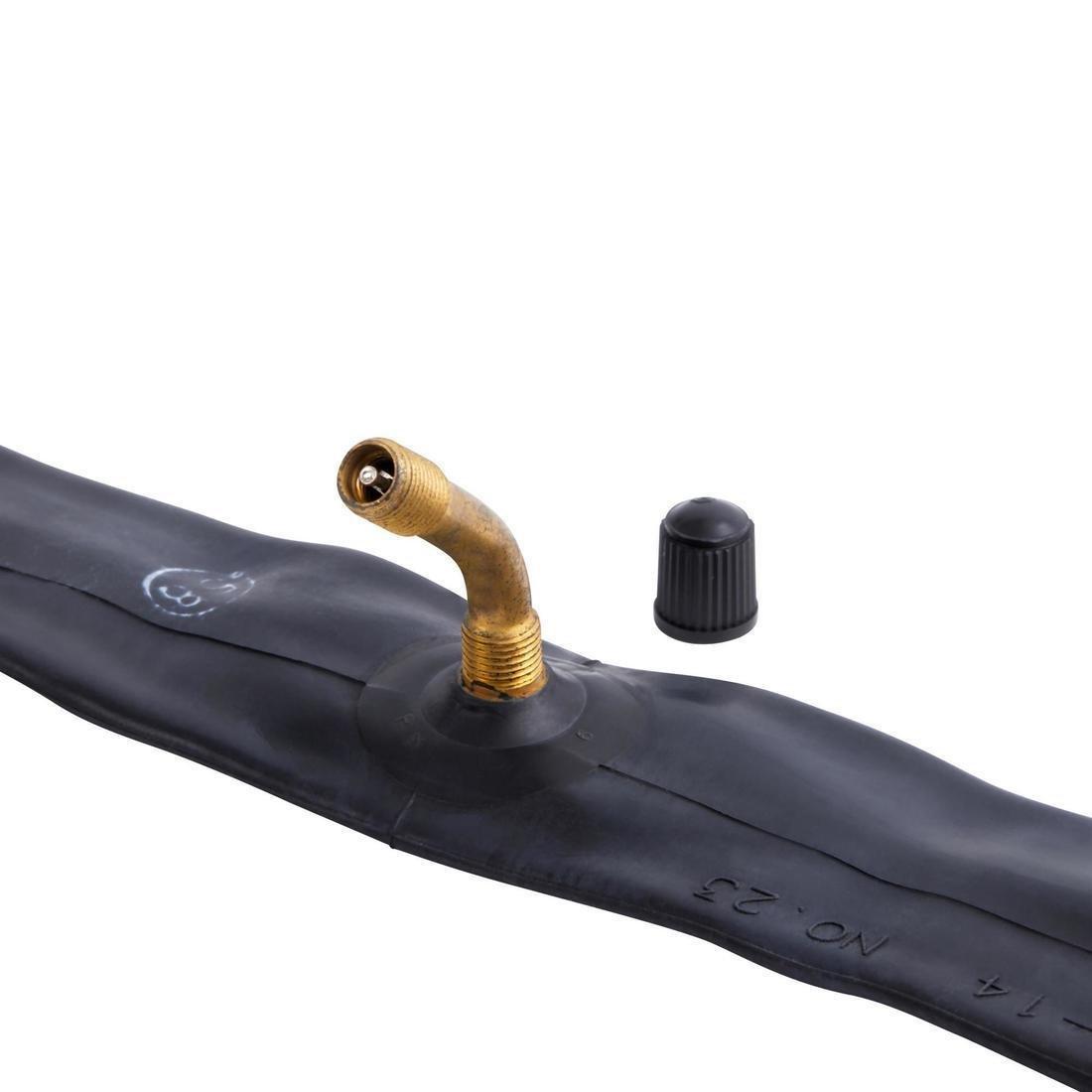 Angled Valve Bike Inner Tube, Schrader, No Color, large image number 3