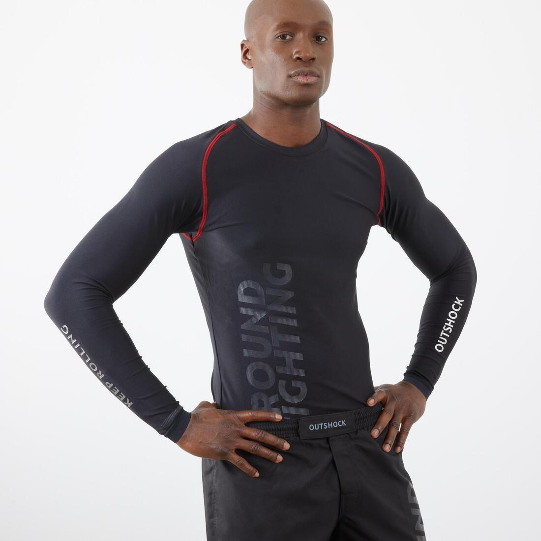 Jjb Nogi / Grappling 500 Rashguard, Black, , large image number 0