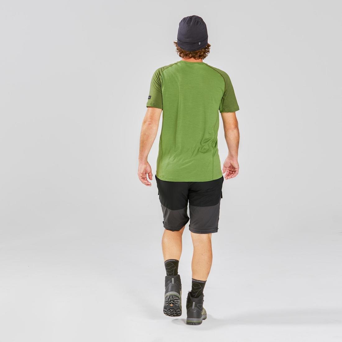 Men Modular And DurableVega Trekking Trousers - T100, Grey, No Color, large image number 11