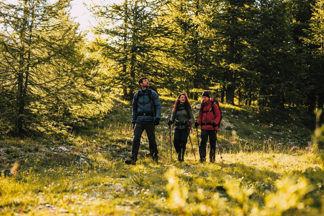 Men Modular And DurableVega Trekking Trousers - T100, Grey, , large image number 13