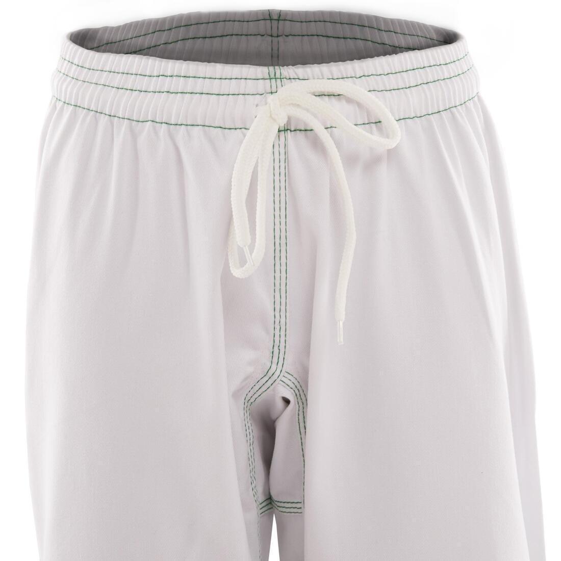 Kids Unisex Brazilian Jiu-Jitsu Uniform - 500, White, No Color, large image number 3