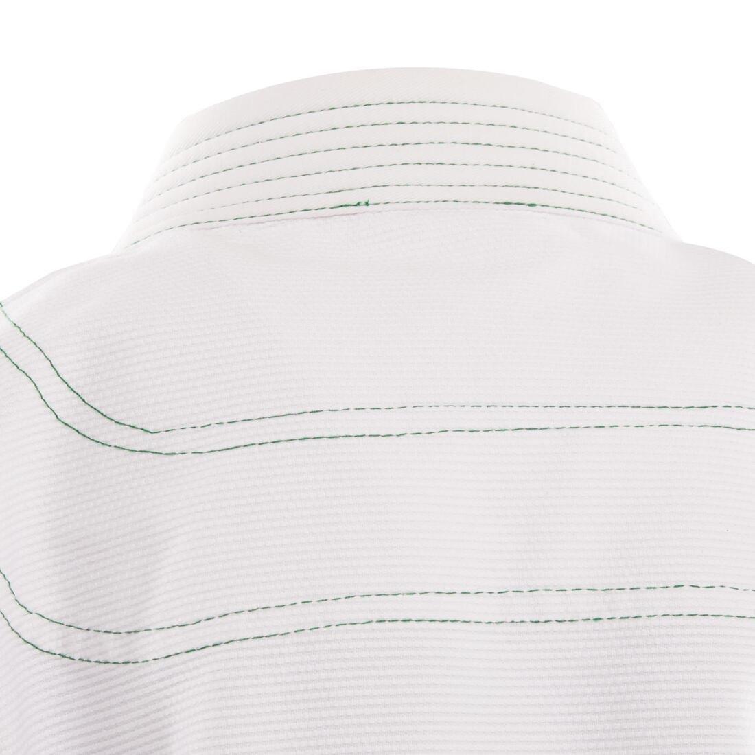 Kids Unisex Brazilian Jiu-Jitsu Uniform - 500, White, No Color, large image number 14