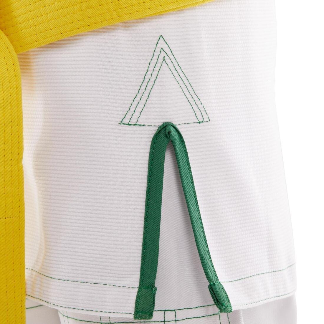 Kids Unisex Brazilian Jiu-Jitsu Uniform - 500, Indigo, No Color, large image number 3