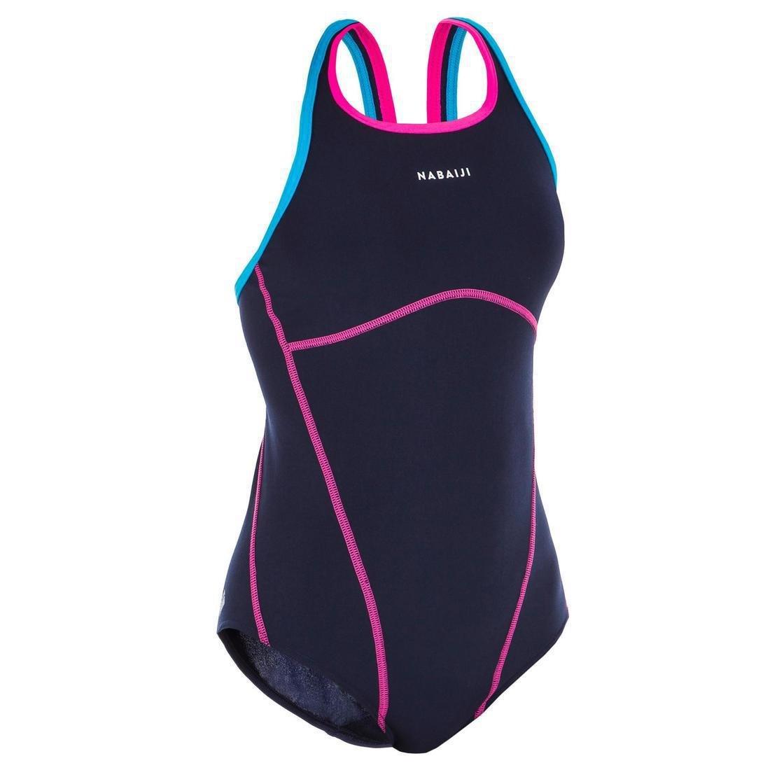 Girls One-Piece Swimsuit  Kamiye, Navy Blue, , large image number 3