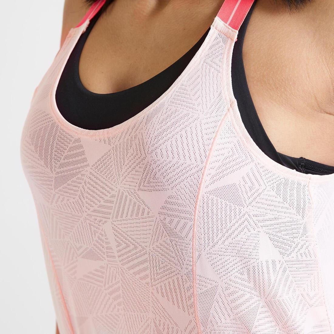 Thin Straps Fitness Tank Top, Black, No Color, large image number 9