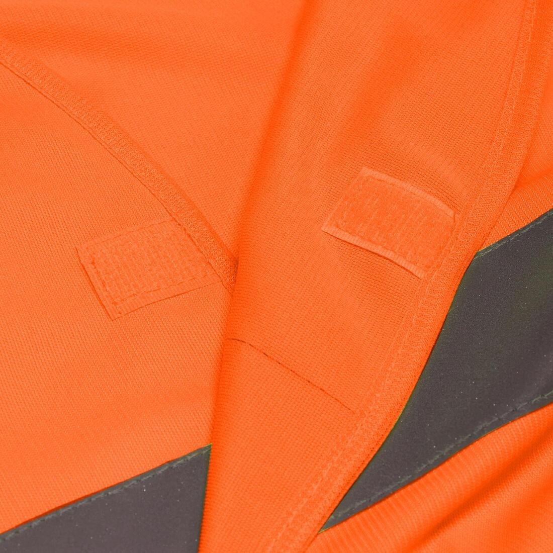 500 Adult Hi-Vis Cycling Gillet - En1150, Orange, , large image number 2