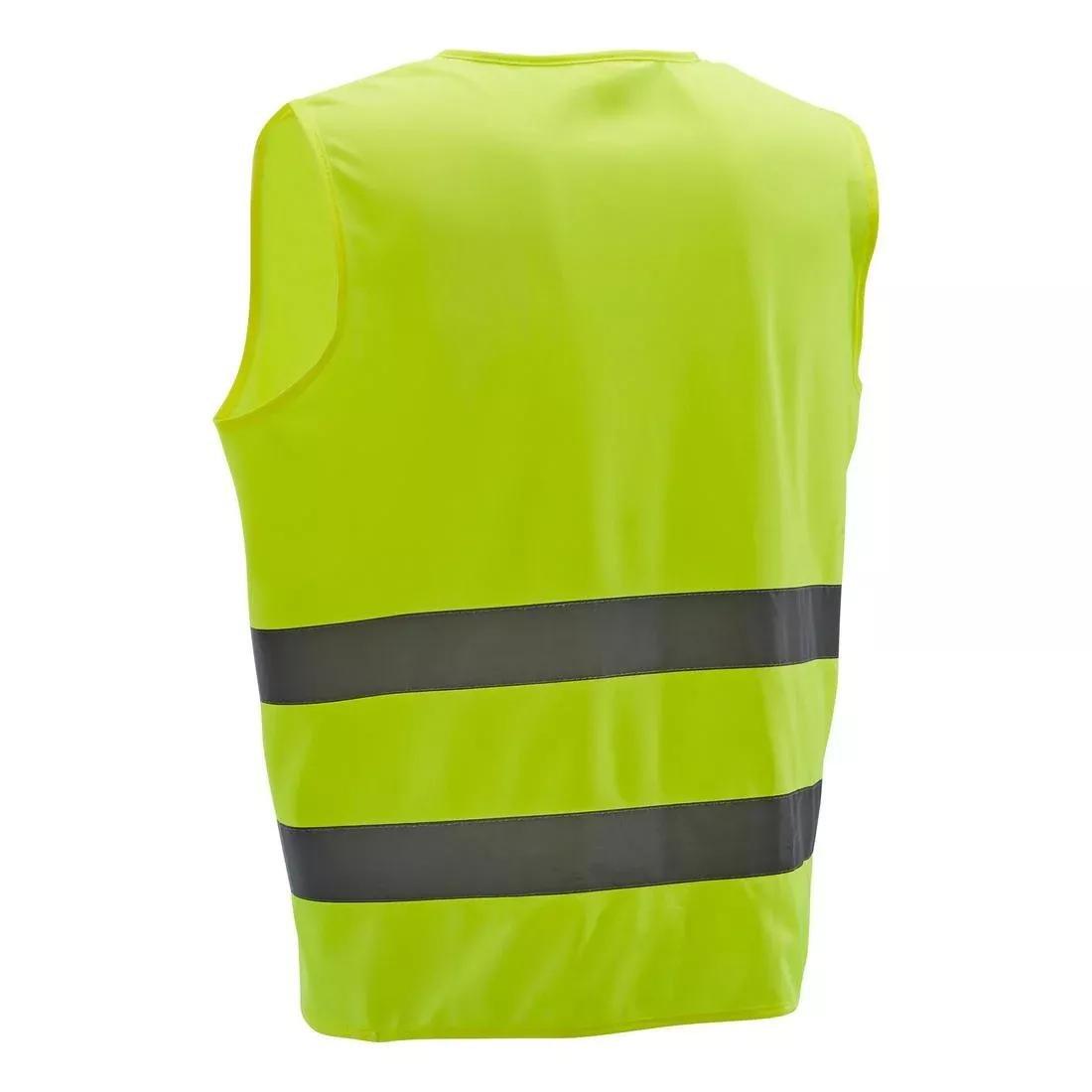 500 Adult Hi-Vis Cycling Gillet - En1150, Orange, , large image number 4