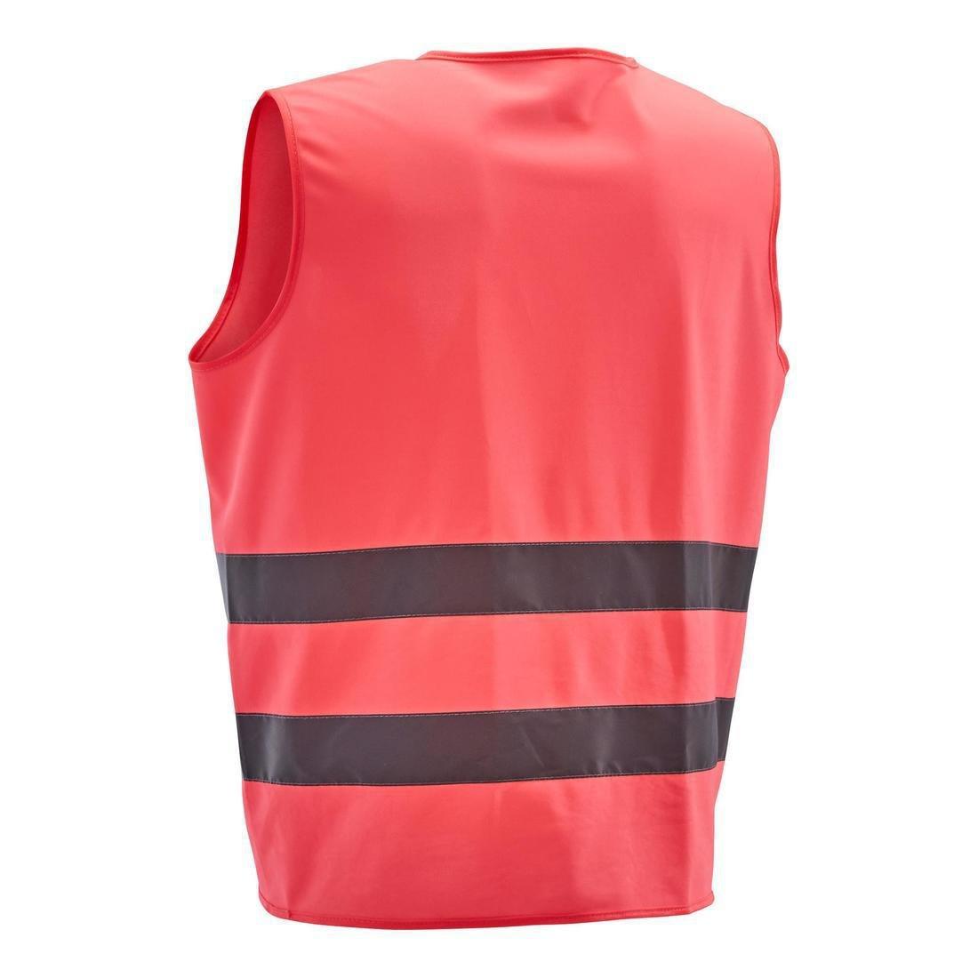 500 Adult Hi-Vis Cycling Gillet - En1150, Fluo Yellow, No Color, large image number 8