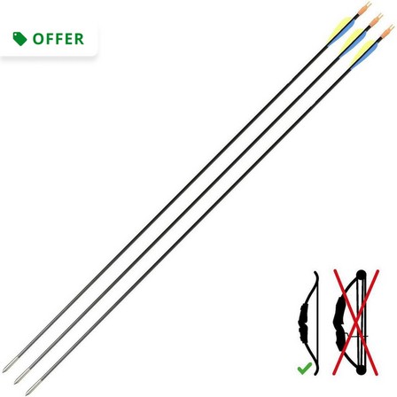 GEOLOGIC - Carbon Arrows Tri-Pack Discovery 300, Black