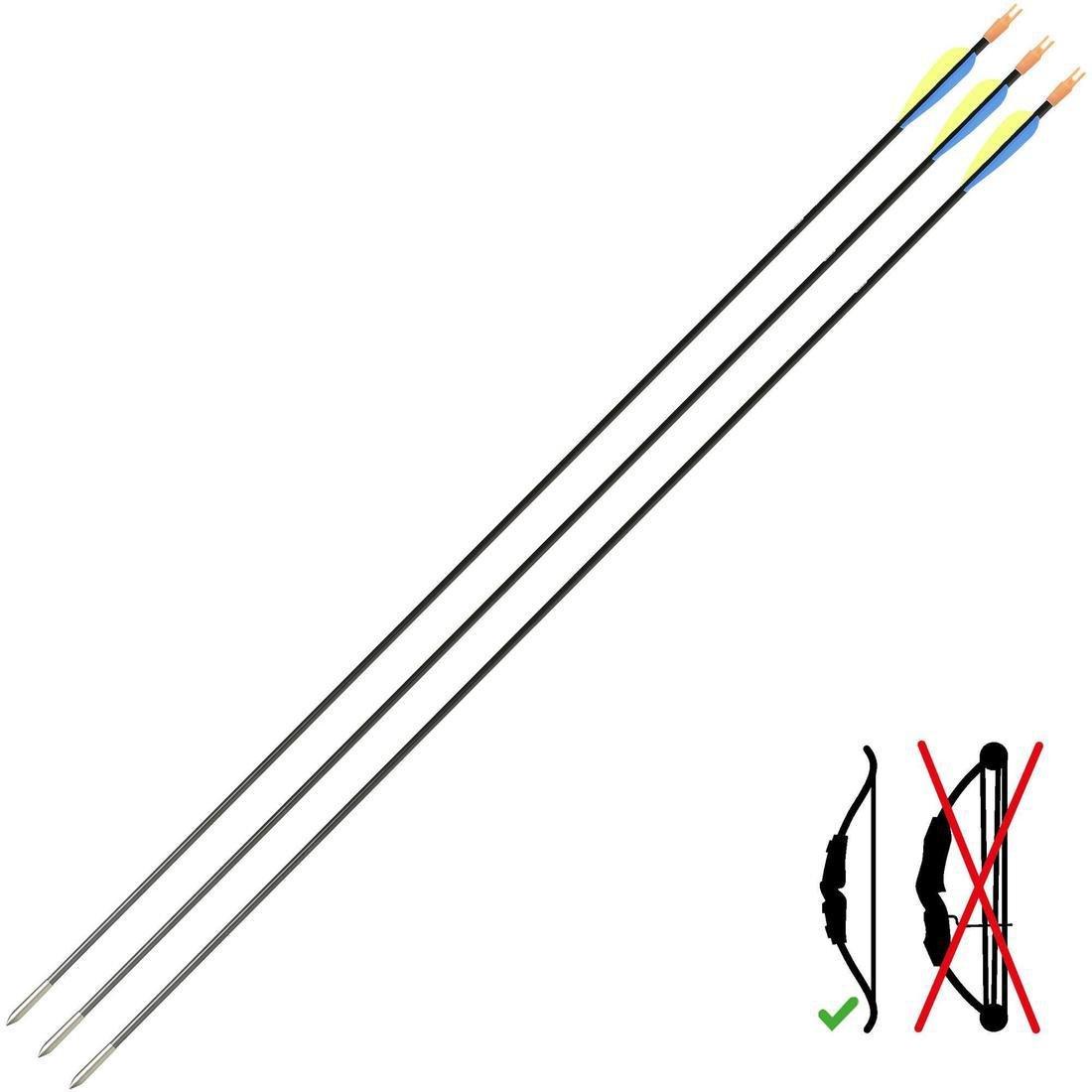 GEOLOGIC - Carbon Arrows Tri-Pack Discovery 300, Black