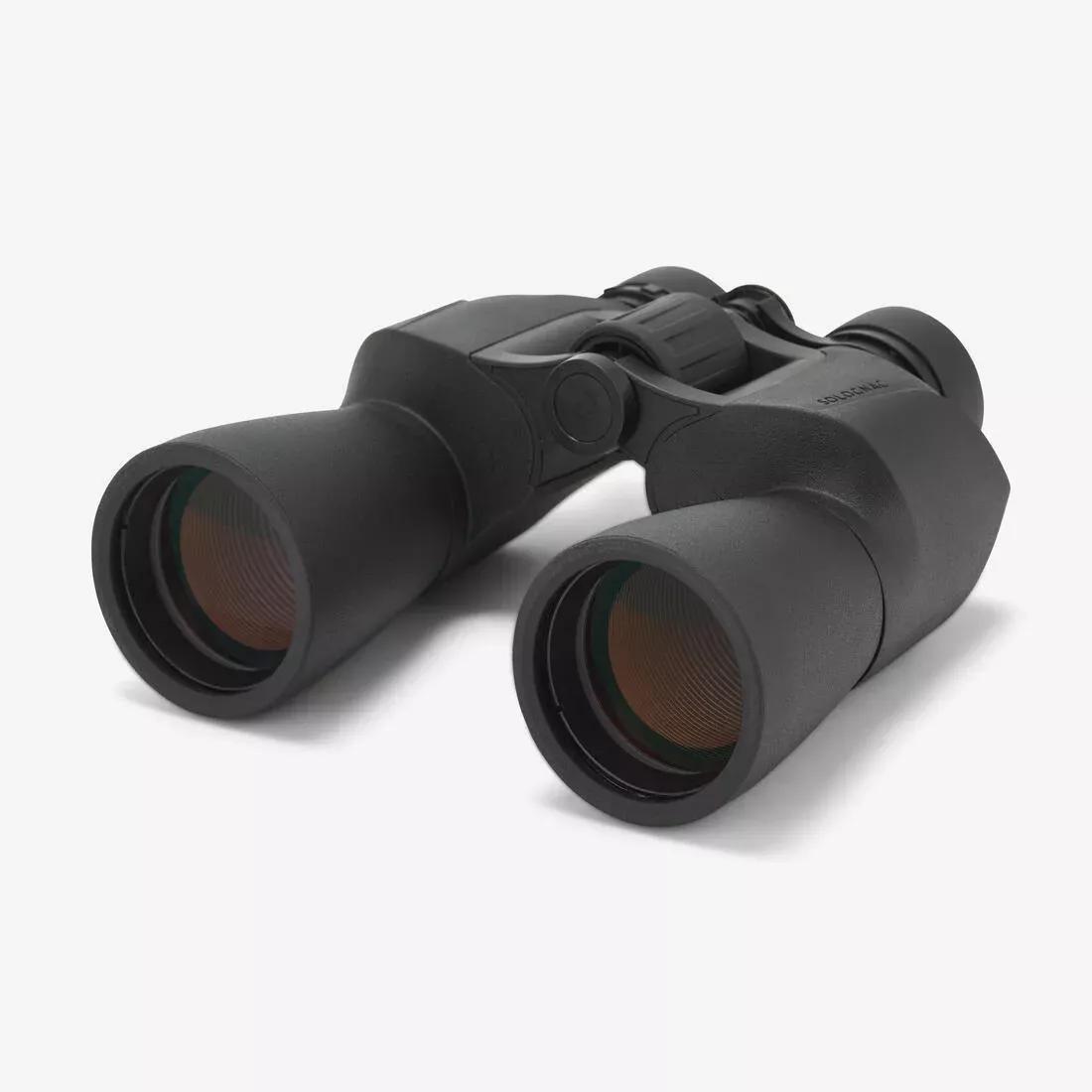 Hunting Binoculars - Porro 100 10x50, Black, No Color, medium