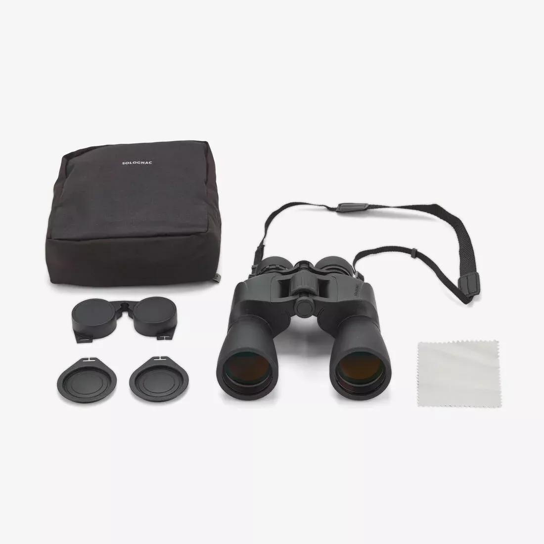 Hunting Binoculars - Porro 100 10x50, Black, No Color, large image number 3