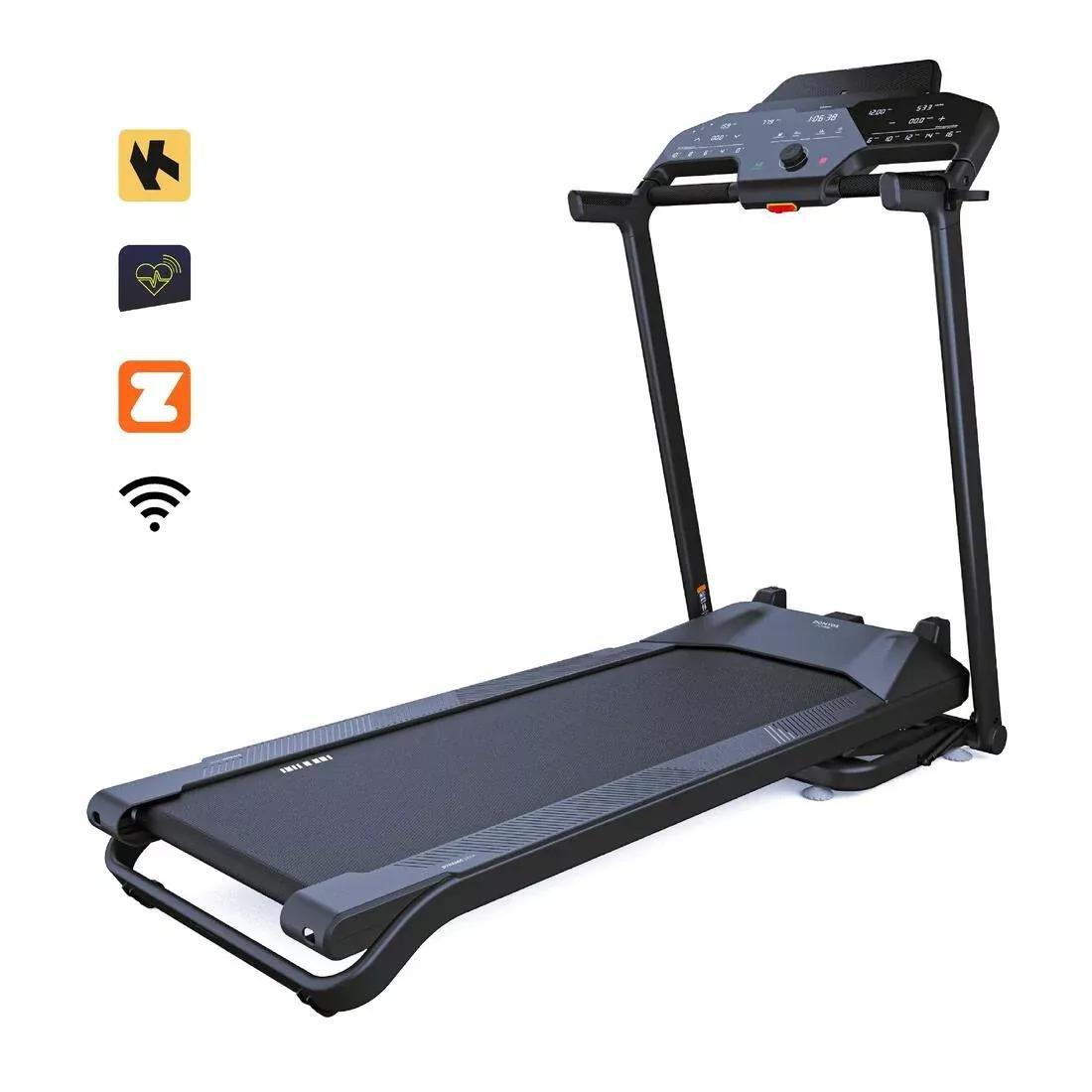 Smart Folding 10% Motorised Incline Treadmill - RUN500, 5401_000, large image number 1