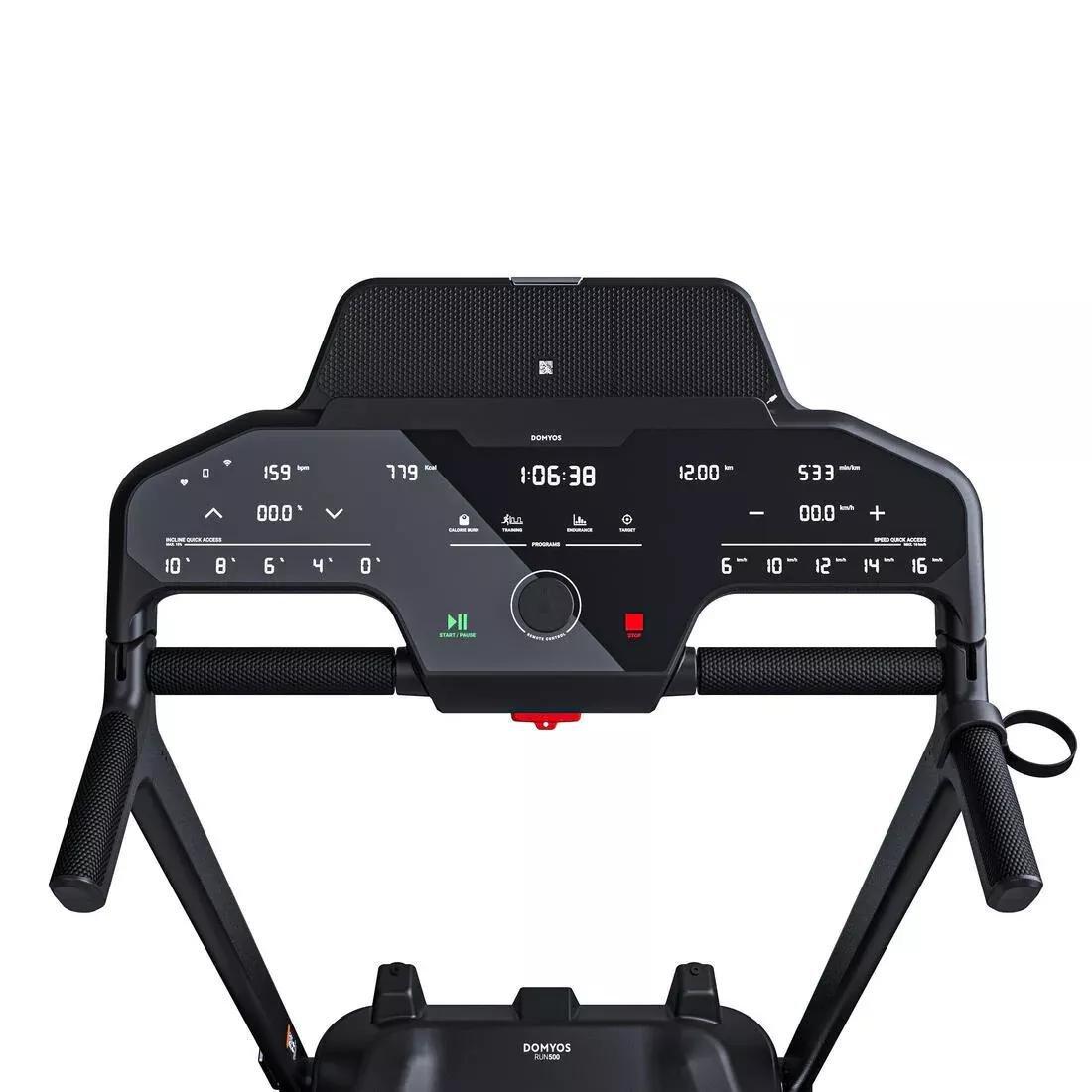 Smart Folding 10% Motorised Incline Treadmill - RUN500, 5401_000, large image number 2