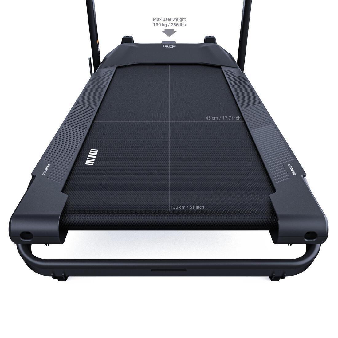 Smart Folding 10% Motorised Incline Treadmill - RUN500, No Color, large image number 4