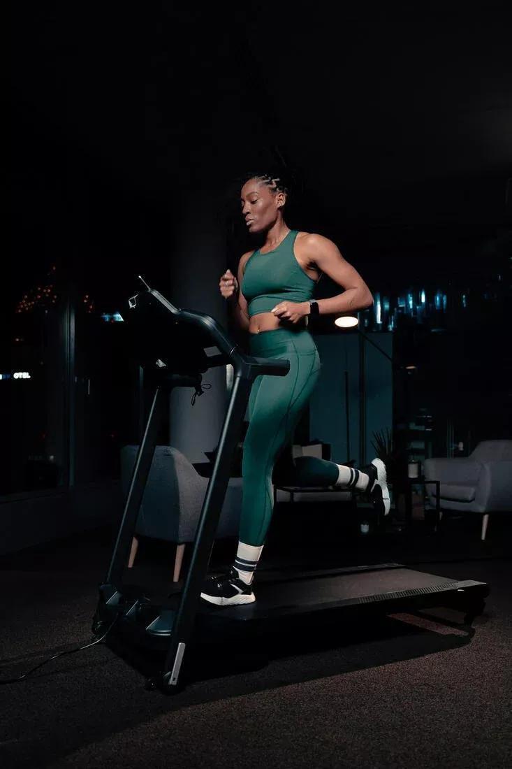 Smart Folding 10% Motorised Incline Treadmill - RUN500, No Color, large image number 12