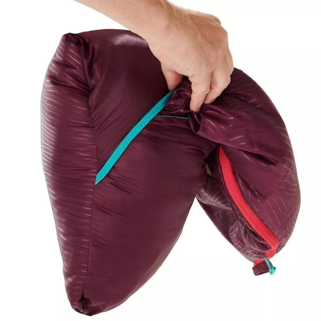 Kids Sleeping Bag MH100, Damson, No Color, large image number 13