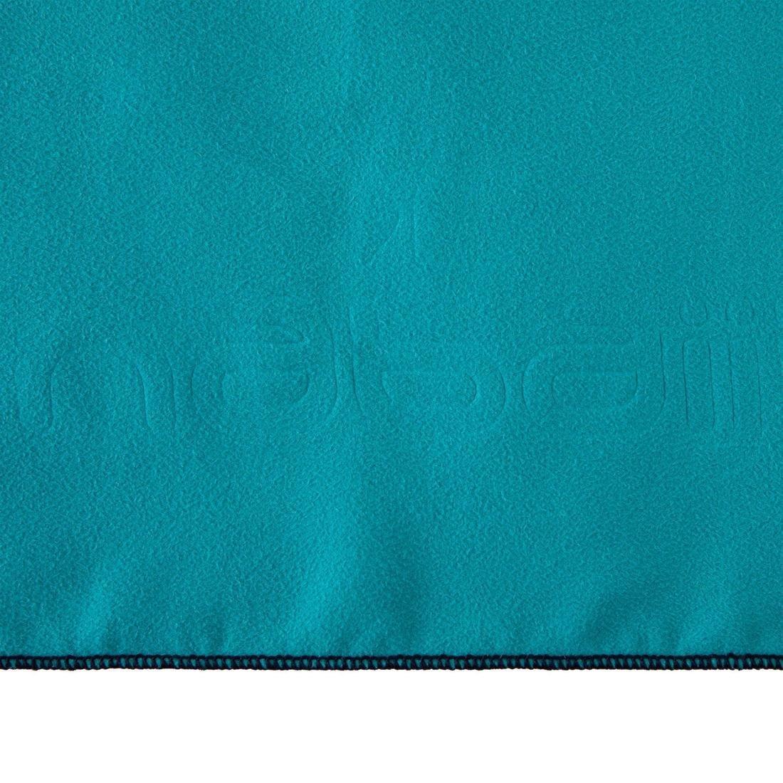 Swimming Microfibre Towel, Black, No Color, large image number 2
