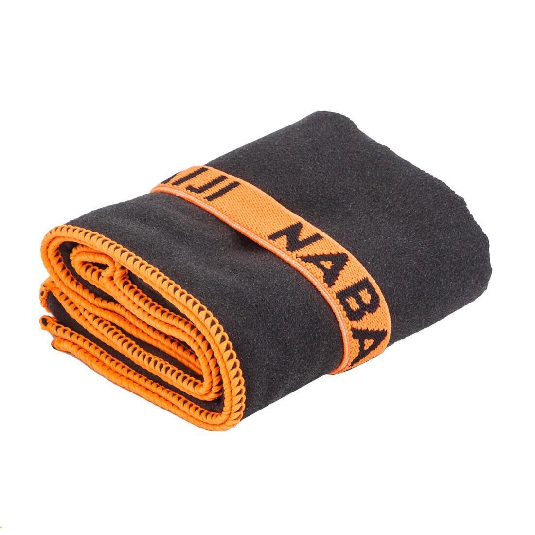 Swimming Microfibre Towel, Black, No Color, large image number 4