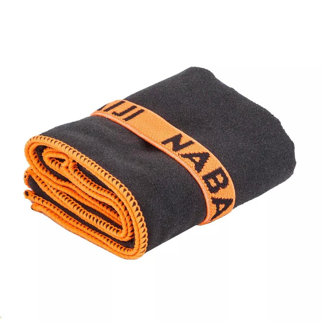 Swimming Microfibre Towel, Black, No Color, large image number 8