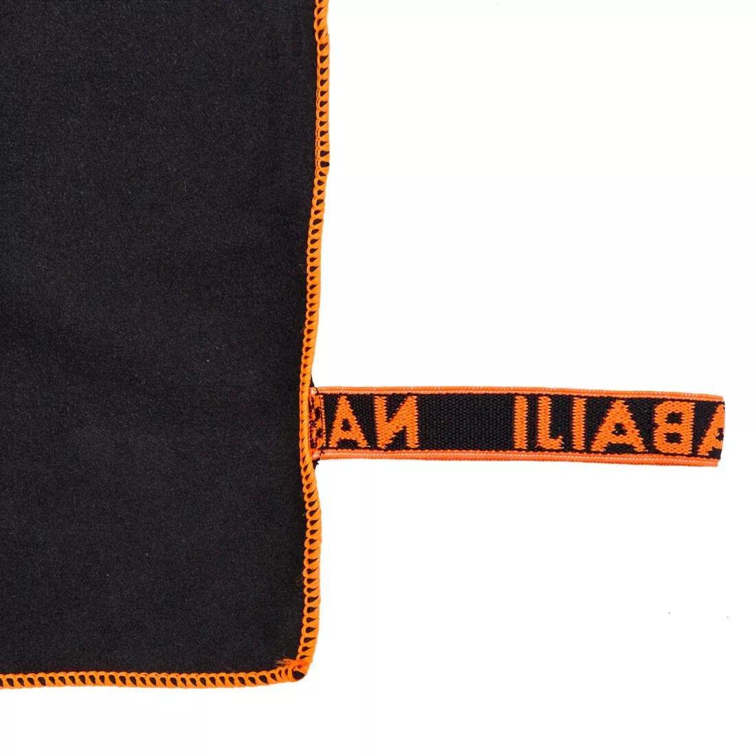 Swimming Microfibre Towel, Black, No Color, large image number 9