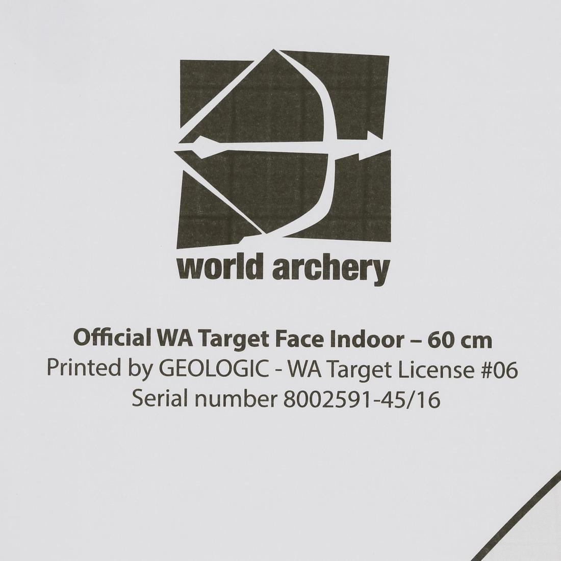 5 Archery Target Faces 60X60, Multicolour, , large image number 3