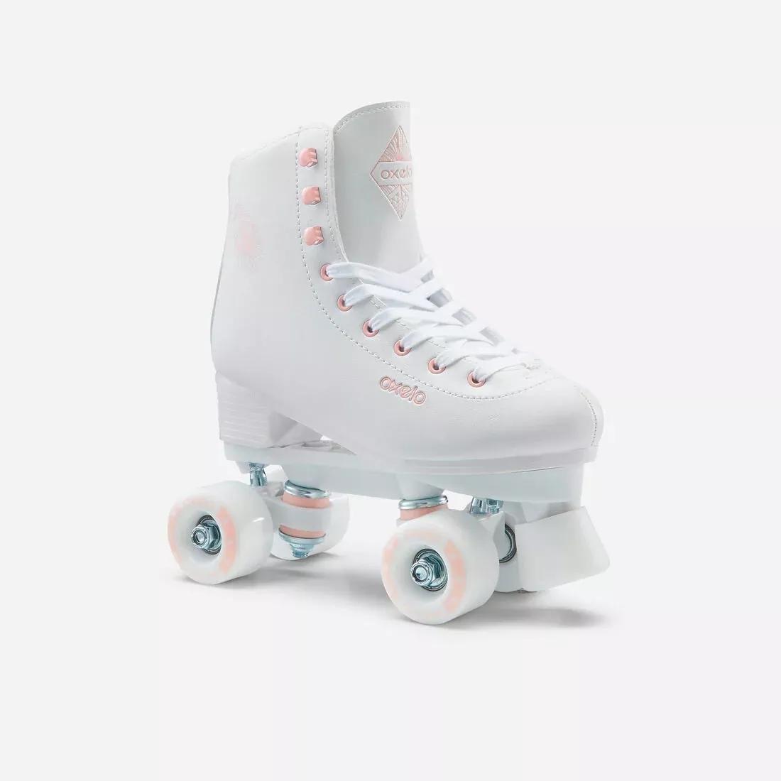 Kids And Adult Artistic Roller Skating Quad Skates - 100, Black, No Color, large image number 1
