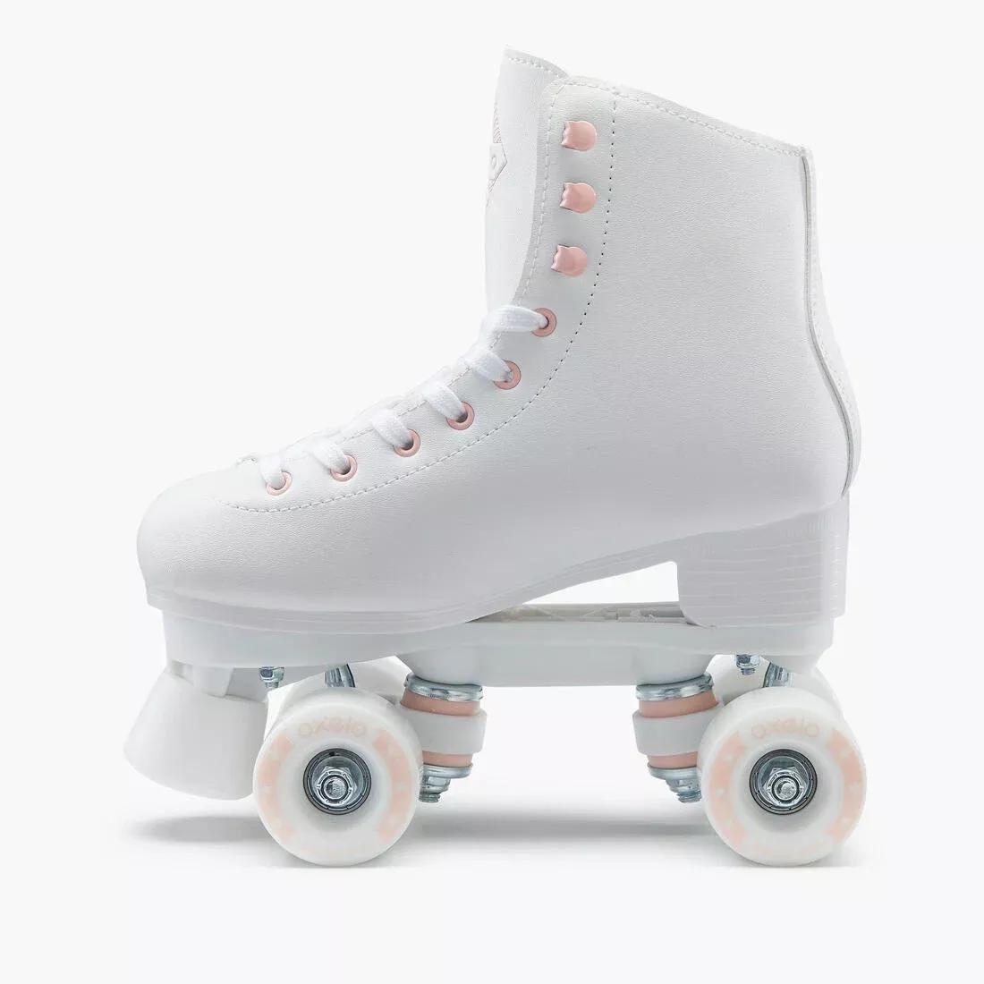 Kids And Adult Artistic Roller Skating Quad Skates - 100, Black, No Color, large image number 6