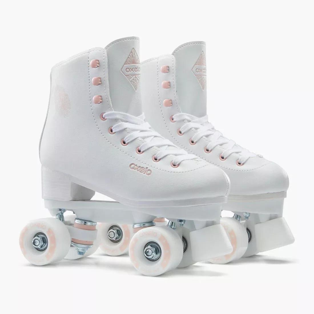 Kids And Adult Artistic Roller Skating Quad Skates - 100, Black, No Color, large image number 9