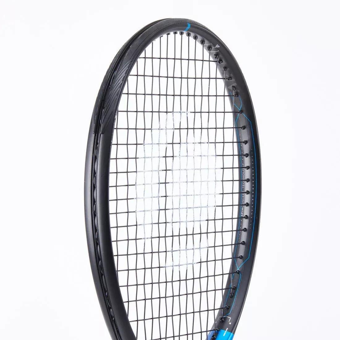 BLACK AND BLUE Adult Tennis Racket - Artengo TR930 Spin Black Blue 285g, No Color, large image number 6