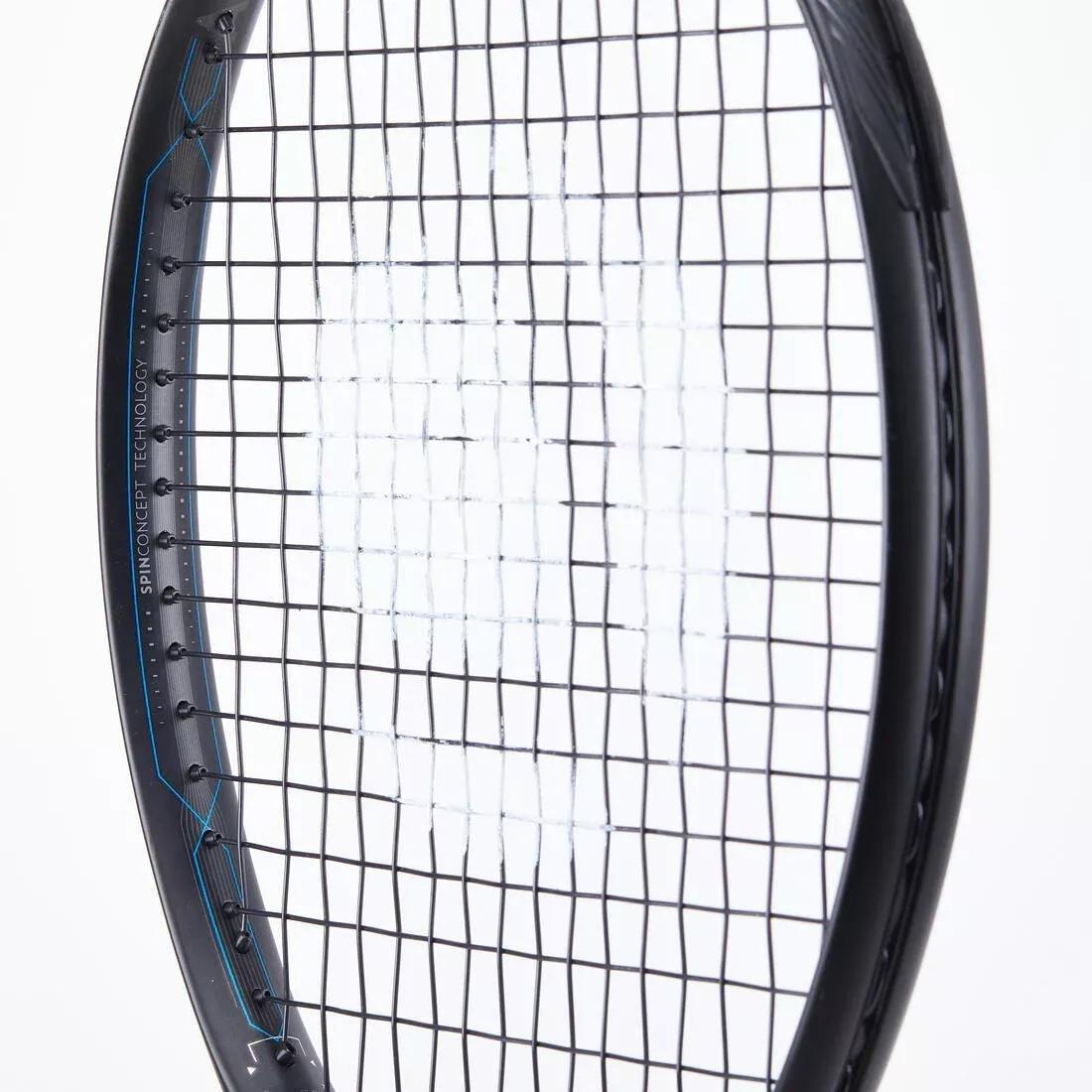 BLACK AND BLUE Adult Tennis Racket - Artengo TR930 Spin Black Blue 285g, No Color, large image number 7