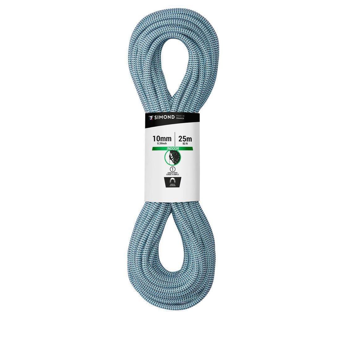 Indoor Climbing Rope 10 Mm X 25 M - Colour Blue, Sky Blue, No Color, large image number 0