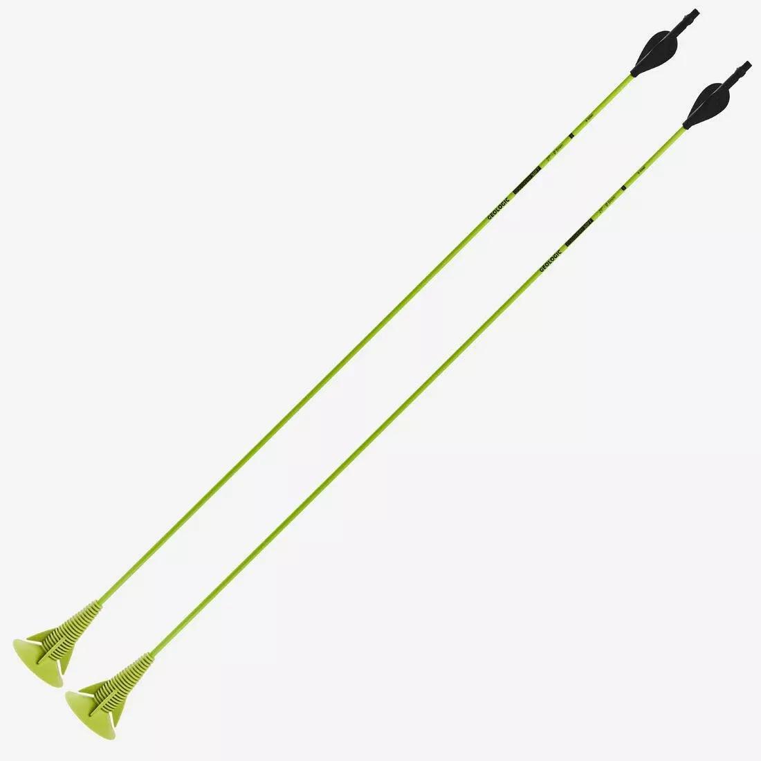 27 Archery Arrows Twin-Pack Discosoft, Lime Green, No Color, medium