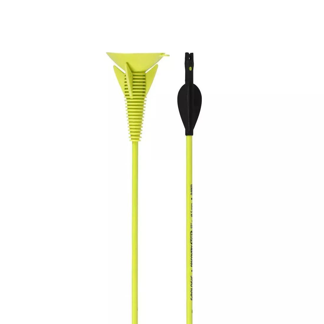 GEOLOGIC - 27 Archery Arrows Twin-Pack Discosoft, Lime Green