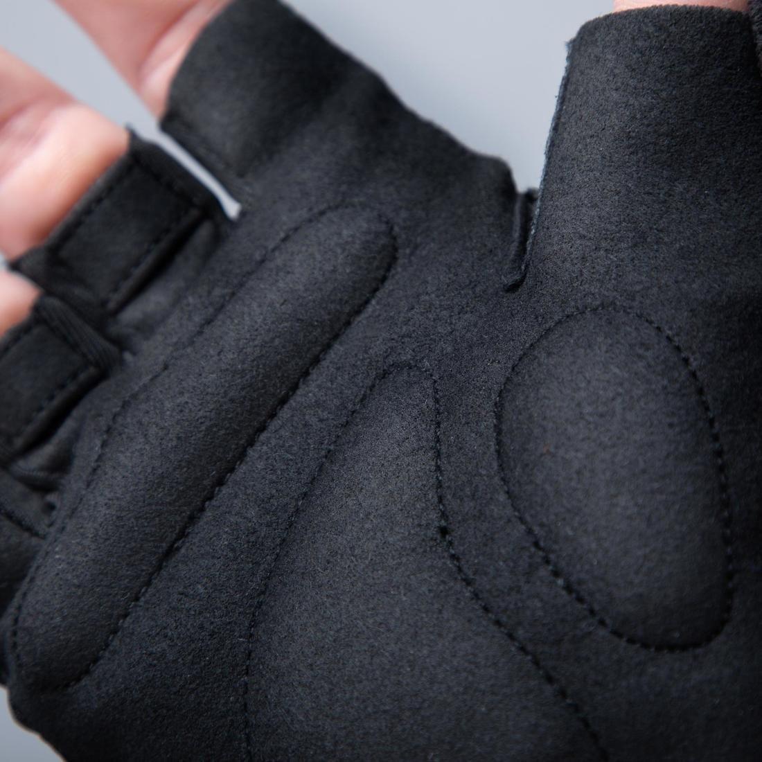 100 Road Cycling Touring Gloves, Black, , large image number 3