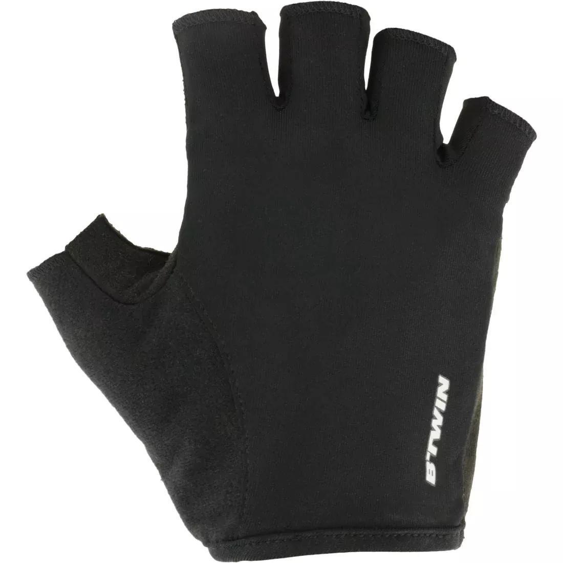 100 Road Cycling Touring Gloves, Black, , large image number 12