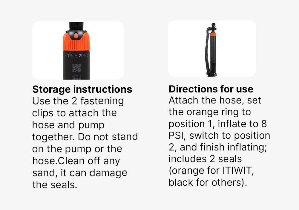 Stand-Up Paddle Kayak High-Pressure Pump, No Color, medium