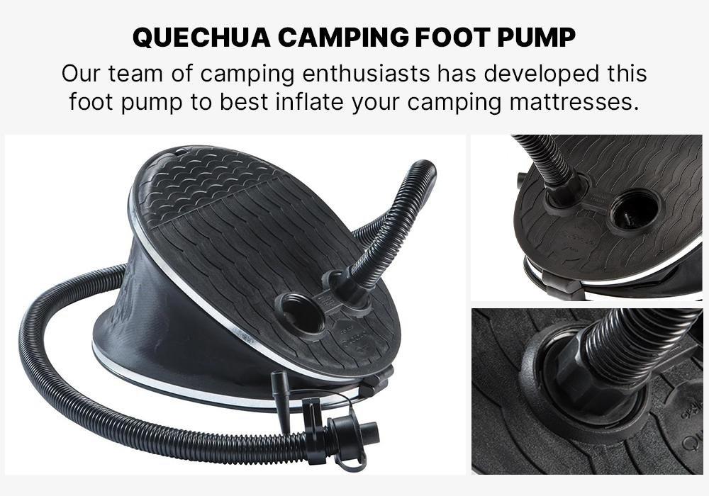 Foot Pump for Camping, Black, No Color, medium