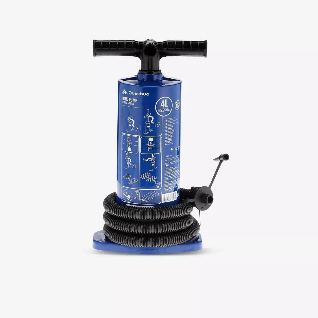 Double-Action Hand Pump, Blue, No Color, large image number 0